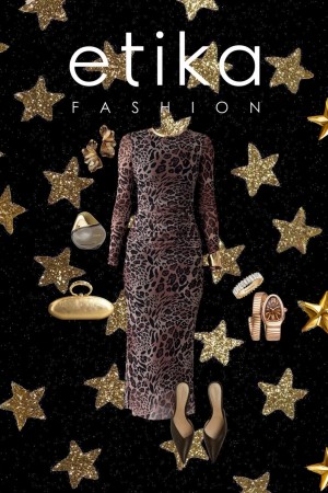 M00530-LEOPAR Leopar DRESS