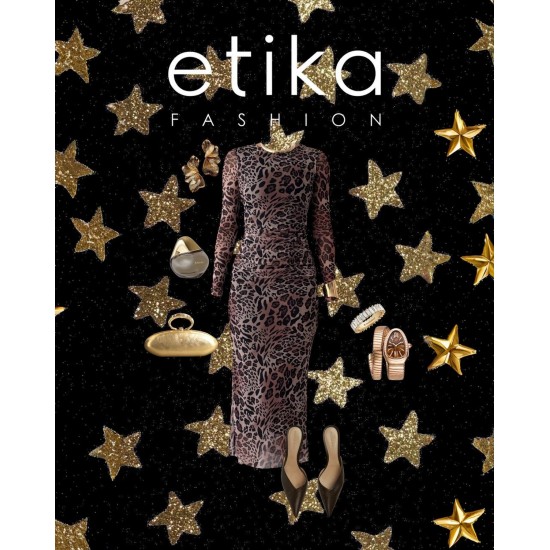 M00530-LEOPAR Leopar DRESS