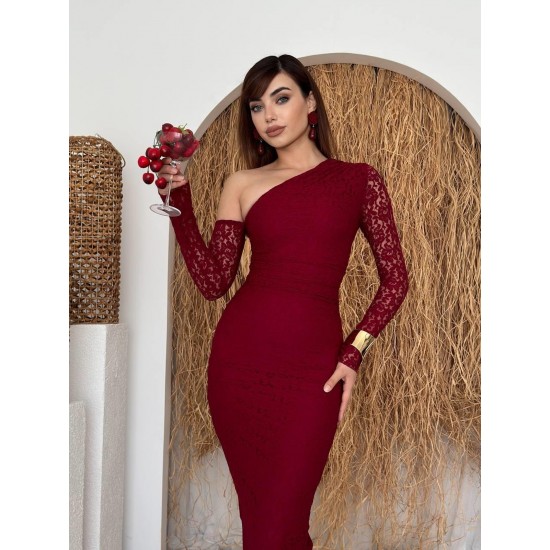 M00569-BORDO Bordo DRESS