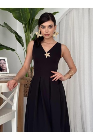 M00594-SIYAH Siyah ELBİSE