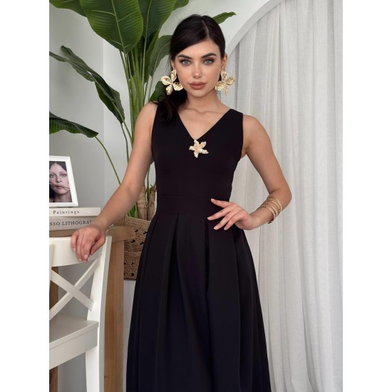 M00594-SIYAH Siyah ELBİSE