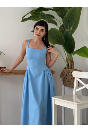 M00597-BEBE MAVİSİ BEBE MAVİSİ ELBİSE