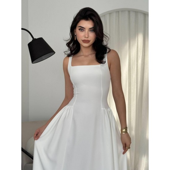 M00597-BEYAZ Beyaz DRESS