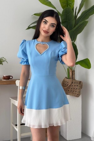 "M00612-BEBE MAVİSİ" "BEBE MAVİSİ" DRESS