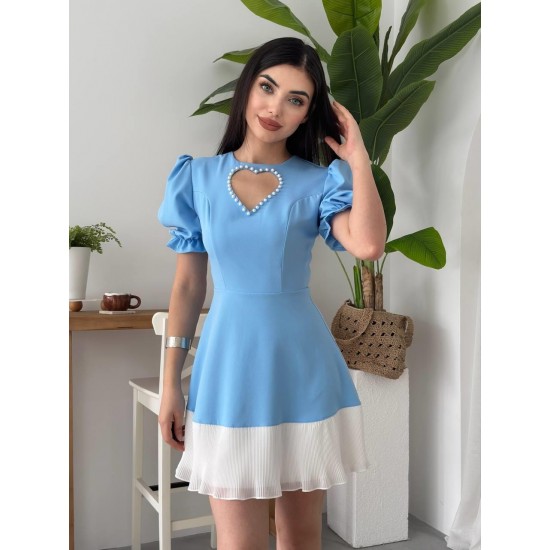 "M00612-BEBE MAVİSİ" "BEBE MAVİSİ" DRESS