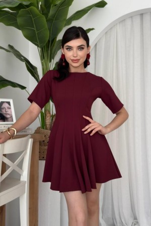 M00615-BORDO Bordo DRESS