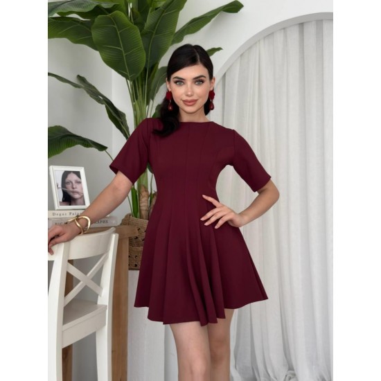 M00615-BORDO Bordo DRESS