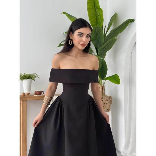 M00618-SIYAH Siyah DRESS