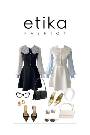 M00619-BEYAZ Beyaz DRESS