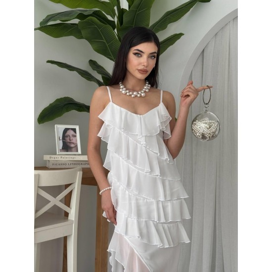 M00621-BEYAZ Beyaz DRESS