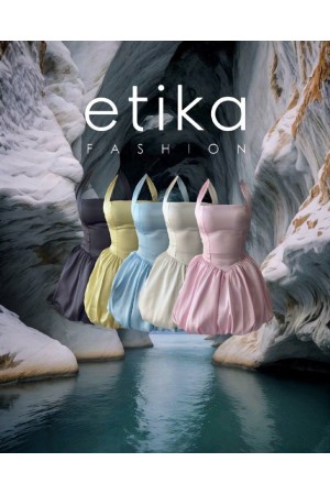 M00629-SIYAH Siyah ELBİSE