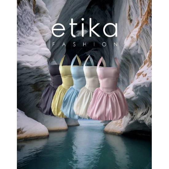 M00629-SIYAH Siyah ELBİSE