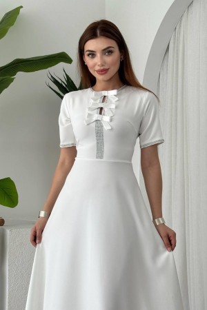 M00632-BEYAZ Beyaz DRESS