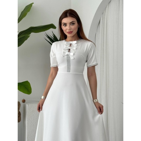 M00632-BEYAZ Beyaz DRESS