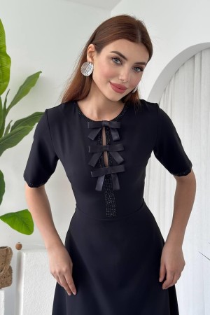 M00632-SIYAH Siyah DRESS