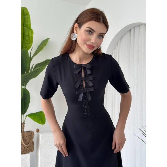 M00632-SIYAH Siyah DRESS