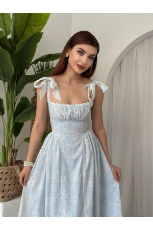 M00643-MAVİ Mavi DRESS