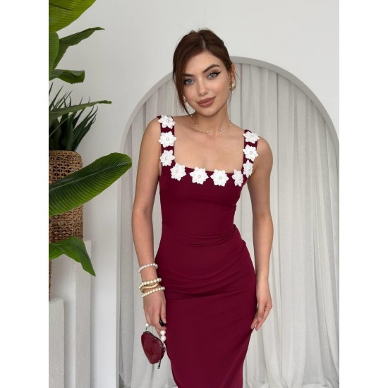 M00646-BORDO Bordo DRESS