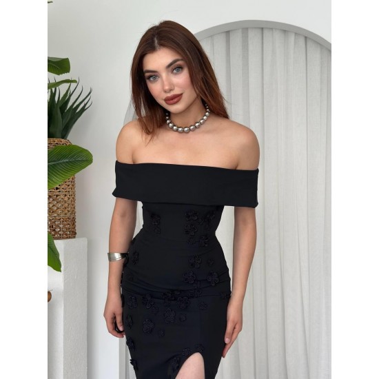 M00666-SIYAH Siyah DRESS