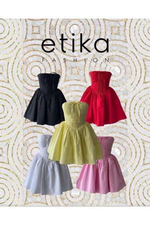 M00669-SIYAH Siyah ELBİSE