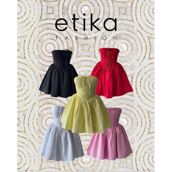 M00669-SIYAH Siyah ELBİSE