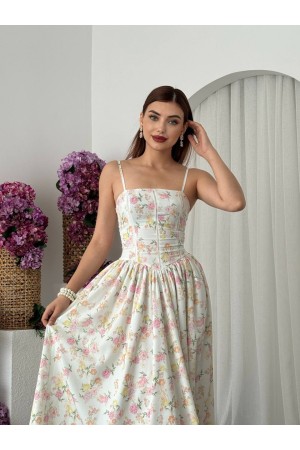 M00673-BEYAZ Beyaz DRESS