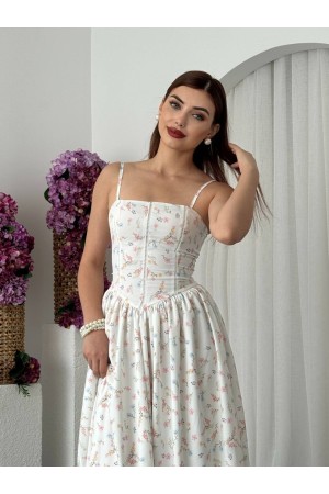 M00673-EKRU Ecru DRESS