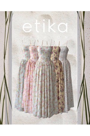 M00673-YEŞİL Yeşil ELBİSE