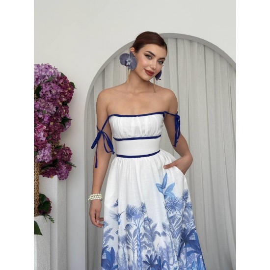 M00682-MAVİ Mavi DRESS