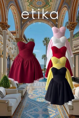 M00684-KIRMIZI Kırmızı DRESS