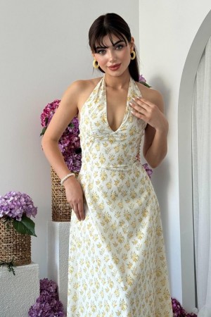 "M00696-ÇİÇEK DESEN" "ÇİÇEK DESEN" DRESS
