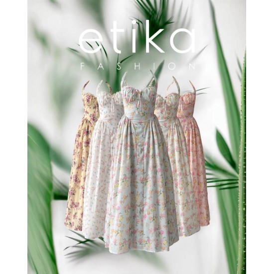 M00708-BEYAZ Beyaz ELBİSE