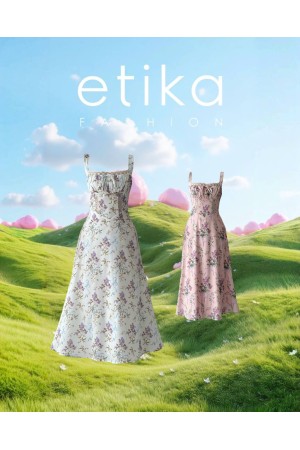 M00711-PEMBE Pembe ELBİSE