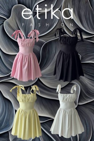 M00714-SARI Sarı DRESS