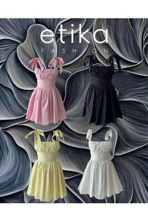 M00714-SARI Sarı ELBİSE