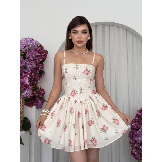 M00721-BEJ Bej DRESS