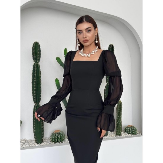 M00724-SIYAH Siyah DRESS