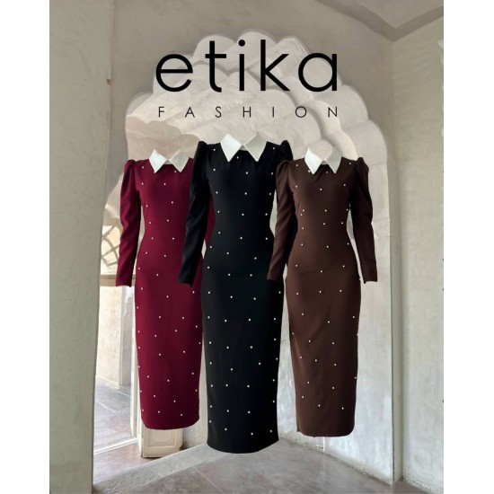 M00738-BORDO Bordo DRESS