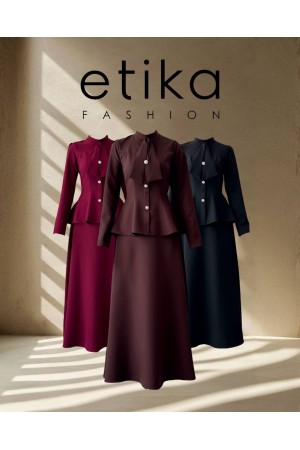 M00740-SIYAH Siyah ELBİSE