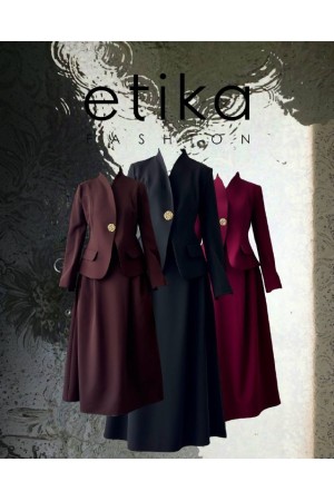 M00744-SIYAH Siyah ELBİSE