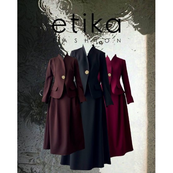 M00744-SIYAH Siyah ELBİSE