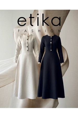 M00749-SIYAH Siyah ELBİSE