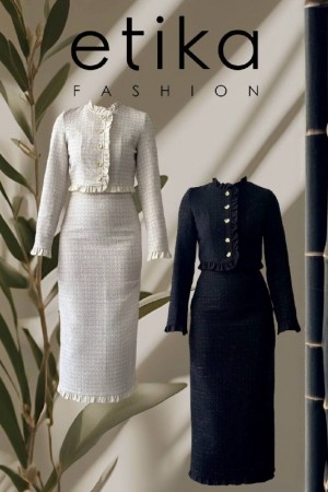 M00754-EKRU EKRU ELBİSE