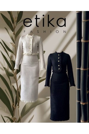 M00754-EKRU EKRU ELBİSE