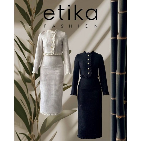 M00754-EKRU EKRU ELBİSE