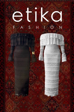 M00761-KAHVE KAHVE ELBİSE