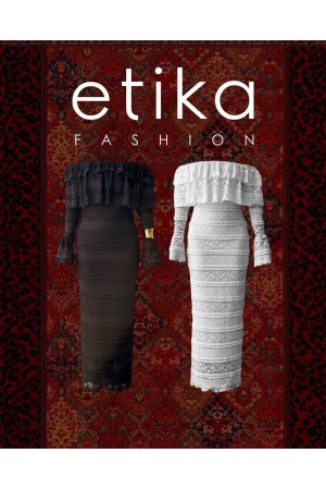 M00761-KAHVE KAHVE ELBİSE