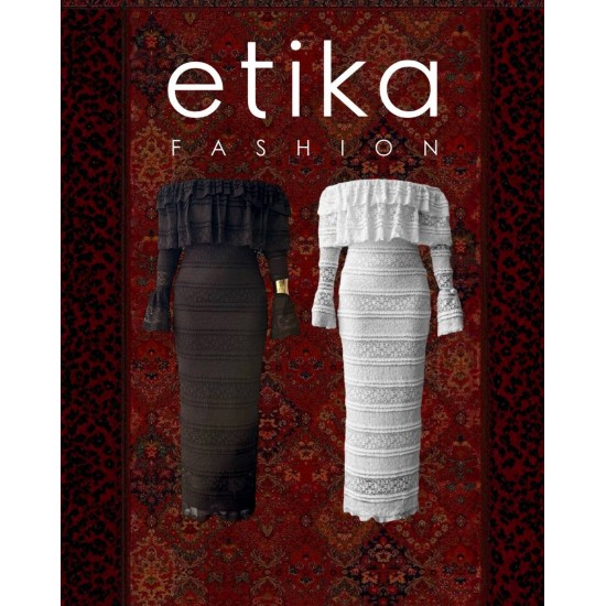 M00761-KAHVE KAHVE ELBİSE