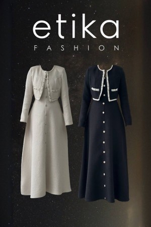 M00770-SIYAH Siyah ELBİSE