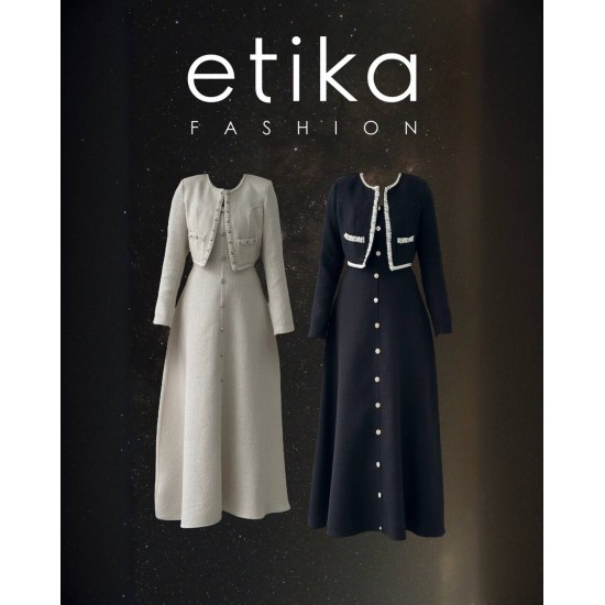 M00770-SIYAH Siyah ELBİSE